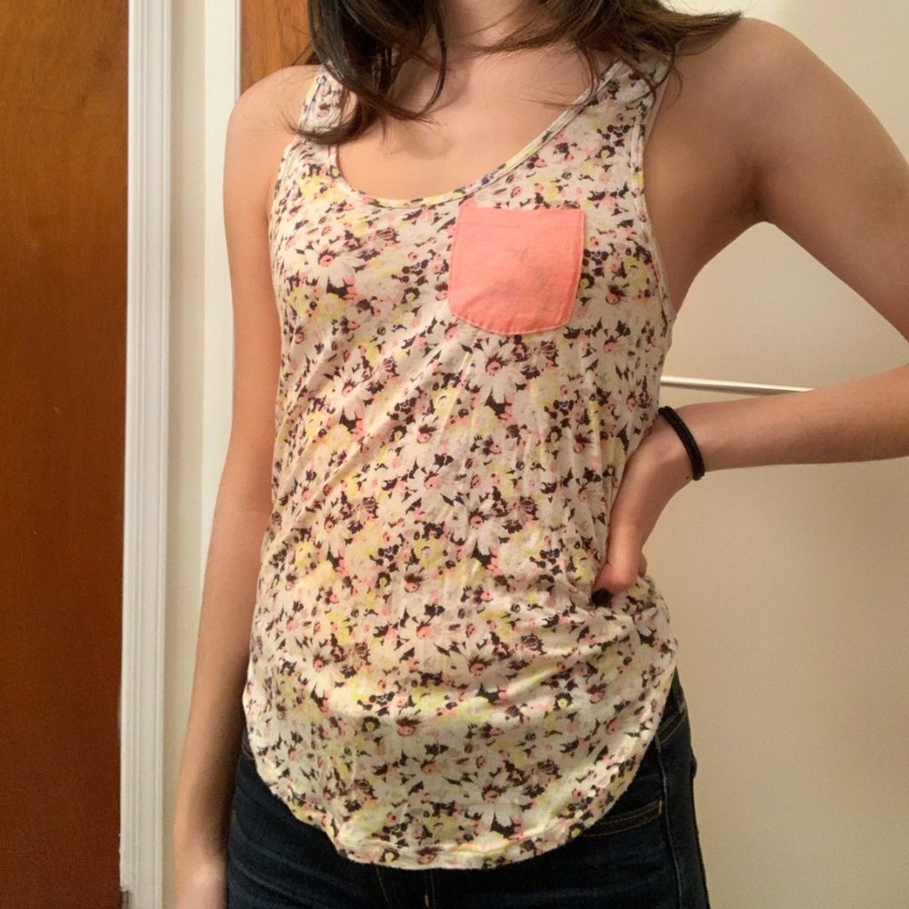 Pacsun Nollie Floral Tank Top